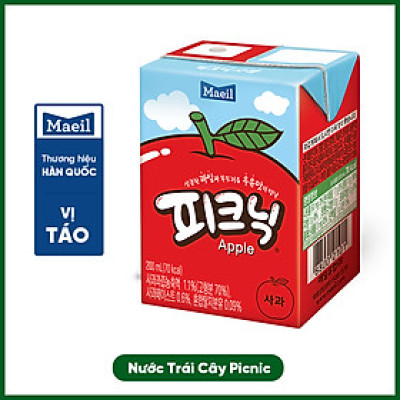 Nước Trái Cây Picnic Maeil Hàn Quốc Vị Táo
