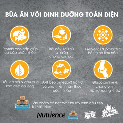  Thức Ăn Hạt Cho Mèo Anh ALD & ALN Nutrience Subzero Bao 5kg - Thịt Gà, Cá Hồi, Rau Củ, Trái Cây Tự Nhiên