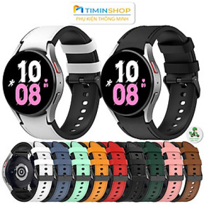 Dây đeo cho Samsung Watch 7/ FE/ 6/ 6 Classic/ 5/ 5 Pro/ 4/ 4 Classic/ 3 41mm - khóa đen (DDC)