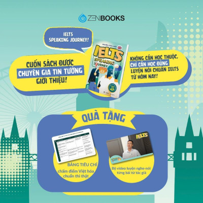 Sách - IELTS Speaking Journey: Lộ Trình Tự Học IELTS Speaking Từ Cơ Bản Đến Band 6.0 - Saigon Books