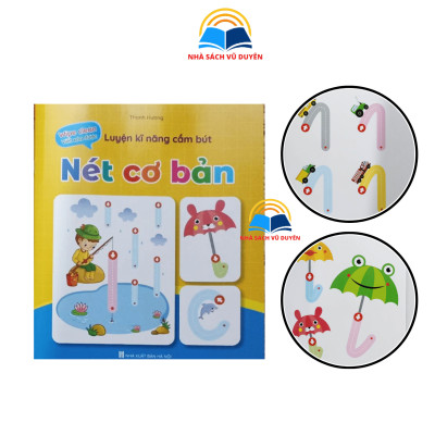 Sách Bộ vở luyện viết không sợ sai Wipe clean xóa được (5 cuốn), tặng kèm 2 bút lông xóa được