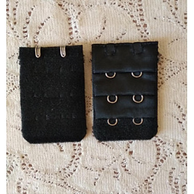 Combo 2 miếng nối áo ngực bản 2 móc - đen