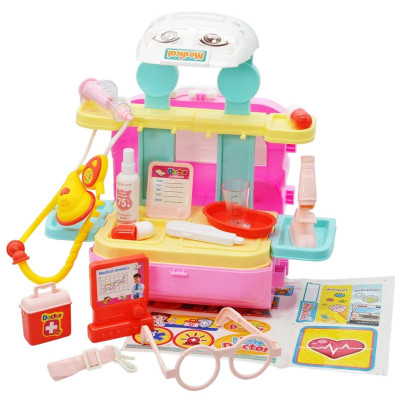 Đồ Chơi Xe Khám Bệnh Lưu Động - Y Tá Tí Hon - Firstar DK81357