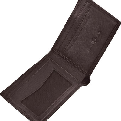 Ví Nam Da Bò AT Leather 056 (10 x 8.5 cm) - Nâu