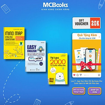Sách - Học Tiếng Anh Bằng Mindmap English Grammar - Qua Sơ Đồ Tư Duy - MCBooks