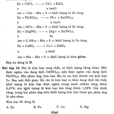 Pd Và Ppg Nhanh Bttn Hóa Học 12_Vô Cơ