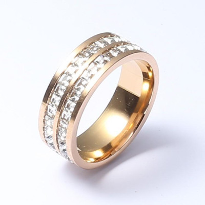 Nhẫn Titan PT Jewelry & Accessories N21 Women Nữ không đen không gỉ - Cao Su chiếc trang sứ