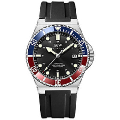 Đồng Hồ Nam I&W Carnival 726G5 Chính Hãng Full Box Chống Nước Kính Chống Xước Dây Silicon Cao Cấp BH 60T (Máy Cơ Tự Động)