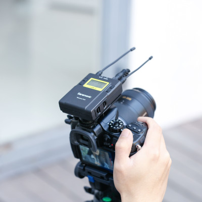 Bộ Micro Thu Âm Không Dây Saramonic UWMIC9 KIT2 - Quay Phim / Livestream / Vlog - Hàng Chính Hãng 