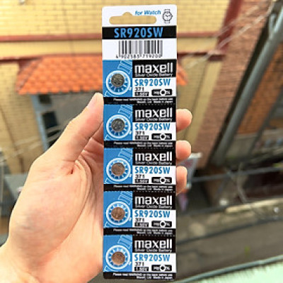 Pin Đồng hồ đeo tay Maxell SR920SW 1.55V 371 vỉ 5 viên