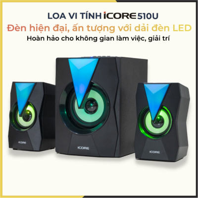Loa Vi Tính 2.1 iCore 510U - Hàng Chính Hãng