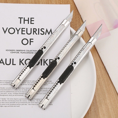 Combo 20 dao rọc giấy kim loại - Dao rọc giấy, dao cắt giấy 30 độ chống gỉ và chịu lực cao 