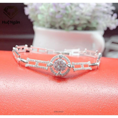 Lắc tay bạc 925 Huệ Ngân - Vòng tròn tình yêu RYB140107