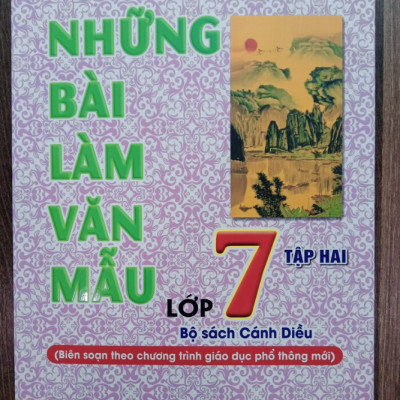 Sách - Combo Những Bài Làm Văn Mẫu 7 tập 1 + 2 ( Bộ cánh diều )