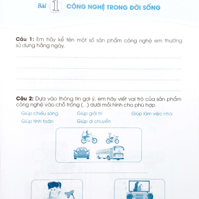 Sách - Vở Bài Tập Công Nghệ 5 (Cánh Diều) (Chuẩn)
