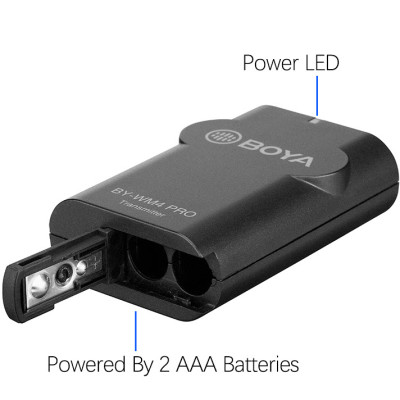 QUÀ TẶNG LÊN TỚI 359K -ROGTZ -  Micro không dây WM4 Pro K1 (thế hệ mới) sử dụng cho điện thoại, máy quay BY-WM4 PRO Wireless Lavalier Lapel Microphone for iPhone Android Smartphone DSLR Cameras Youtube Recording Streaming Vlog Hàng Chính Hãng