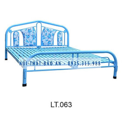 Giường sắt cao cấp BẢO AN mẫu mới 1m8X2m