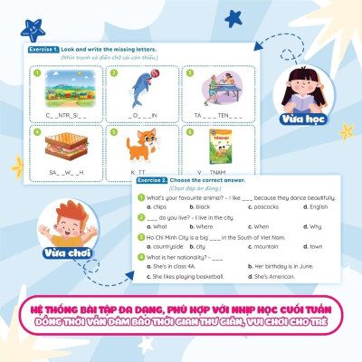 Sách - Phiếu Bài Tập Cuối Tuần Tiếng Anh Lớp 5 - Megabook