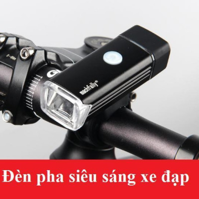 Combo xe đạp : Khóa Chống Trộm Xe Đạp +Đèn pha siêu sáng+Đèn led hậu có móc cài cho xe đạp