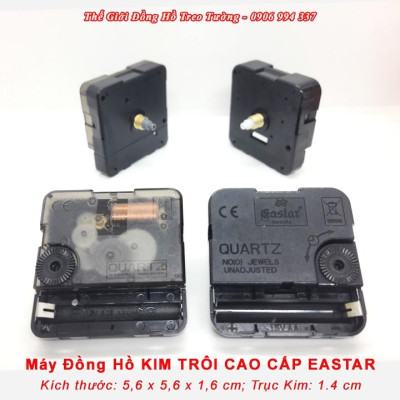 Máy Đồng Hồ KIM TRÔI CAO CẤP EASTAR – Kim DẠ QUANG (*) - Bảo Hành 1 Năm – Tặng Pin Maxell