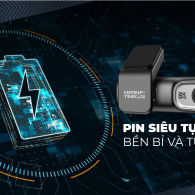 Camera hành trình VIETMAP TS-2K Lite - Ghi hình phía trước và sau - Hàng chính hãng