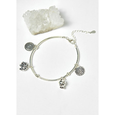 Lắc bạc charm gấu trúc - Ngọc Quý Gemstones