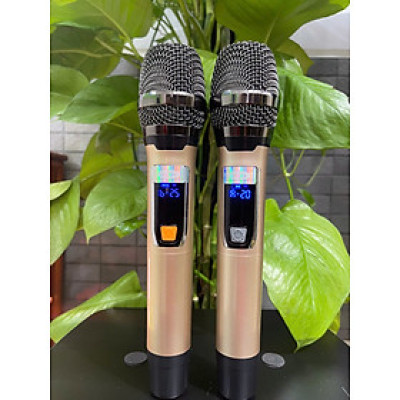 Micro cao cấp kèm bo tần số - dùng cho loa kéo - Hàng chính Hãng