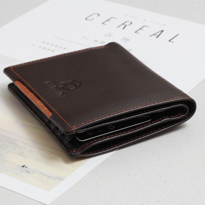 Ví Nam At Leather AT040-N (11.5 x 10 cm) - Nâu