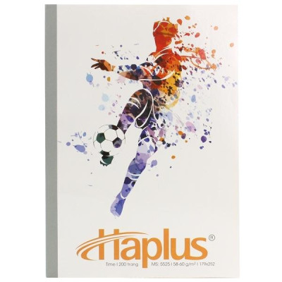 Combo 5 Tập Kẻ Ngang 200 Trang ĐL 58-60g/m2 - Haplus 5525 (Mẫu Màu Giao Ngẫu Nhiên)