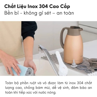 Bình giữ nhiệt nóng lạnh bấm rót Zojirushi SH-HC15