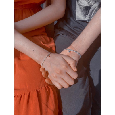 Lắc tay couple bạc 925 lunisolar cá tính mới lạ Dế Bạc - LT4602