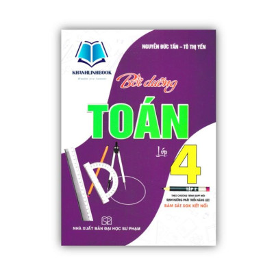 Sách - Combo Bồi Dưỡng Toán Lớp 4 - Tập 1 + 2 (Bám Sát SGK Kết Nối)