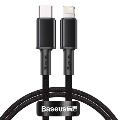 Cáp sạc Baseus High Density Braided Fast Charging Data Cable CATLGD 20W Type C to IP- hàng chính hãng