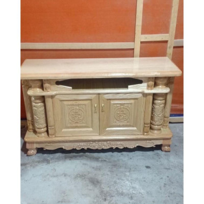 Tủ tivi cột nho Gỗ Sồi Nga cỡ nhỏ từ 1m2 đến 1m6