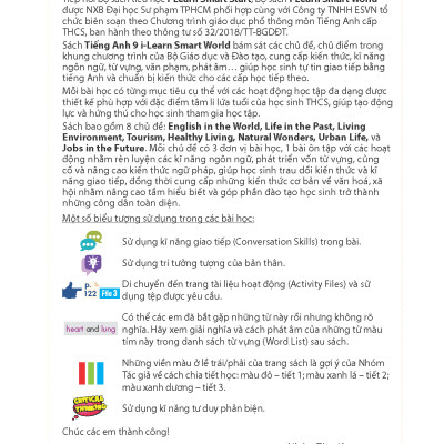 Tiếng Anh 9 i-Learn Smart World - Student