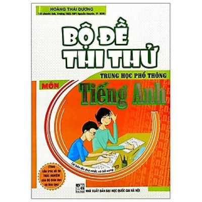 Sách - Bộ Đề Thi Thử THPT Tiếng Anh - Hoàng Thái Dương - Hồng Ân