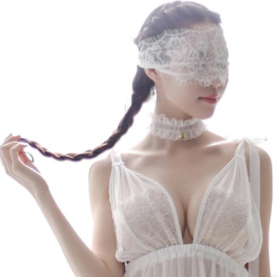 Mặt nạ ren cô dâu quyến rũ - Màu trắng