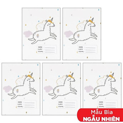 Combo 5 Tập 4 Ô Ly 48 Trang ĐL 100g/m2 - Crabit Notebuck 1009 (Mẫu Màu Giao Ngẫu Nhiên)