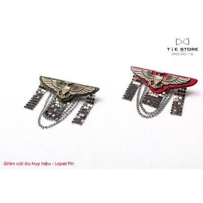 Ghim cài áo vest - ghim Huy hiệu cao cấp- Full box