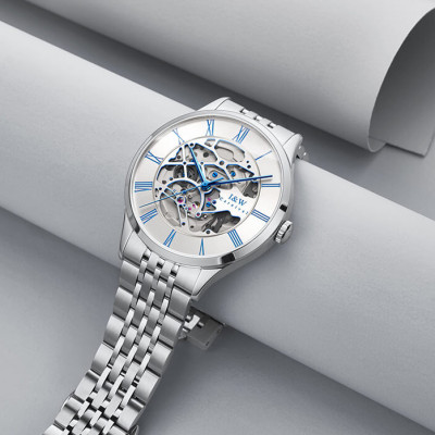 Đồng hồ nam chính hãng IW CARNIVAL IW522G-1 Kính sapphire ,chống xước,Chống nước 50m ,Bảo hành 24 tháng,Máy cơ (Automatic),Dây kim loại thép 316L không gỉ,thiết kế lộ cơ thể thao