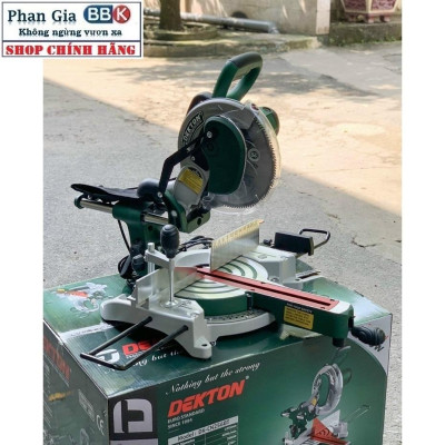 Máy Cắt NhômTrượt Có Nghiêng Dekton DK-256, Bảo Hành 6 Tháng- Bảo hành chính hãƞg
