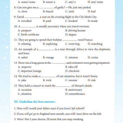 Bộ Đề Kiểm Tra Tiếng Anh Lớp 9 - Tập 2 - Có Đáp Án (Tái Bản Lần 1)