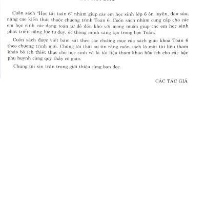 Học Tốt Toán Lớp 6