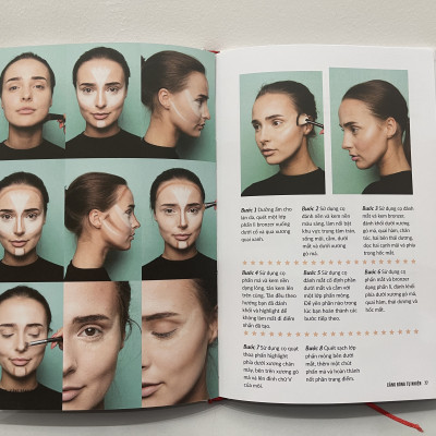 Sách - The makeup manual - Sách Trang điểm tự nhiên, Sách Make up, học cách trang điểm từ a-z - Á Châu Books