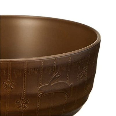 Bát nhựa vân gỗ thỏ mộng Yume Usagi - Hàng nội địa Nhật Bản