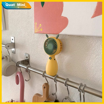 Phụ kiện tiện ích -Quạt mini cầm tay ,quạt để bàn có dây cắm USB ,quạt tích điện kèm tai cực xinh và đáng yêu 