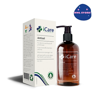 Dầu gội dược liệu Antisol - Ngăn ngừa nấm da đầu, gàu, ngứa da đầu 