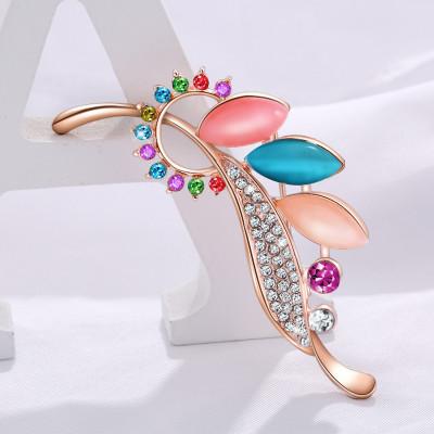 Trâm cài áo vest nữ, ghim cài áo đính đá sang trọng