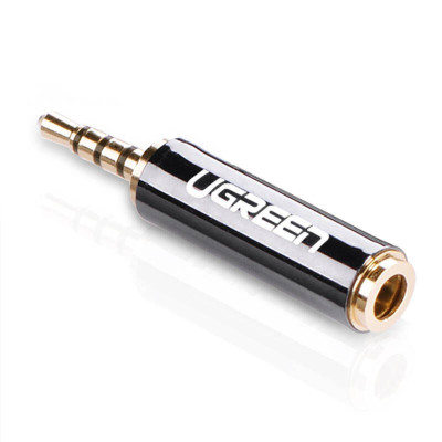 Đầu chuyển đổi 2.5mm đực sang 3.5mm cái dài 25mm UGREEN 20501 - Hàng chính hãng