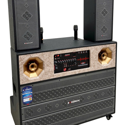 Loa tủ công suất lớn thương hiệu Bossinon G15K6- công suất 2.400w - Hàng chính Hãng